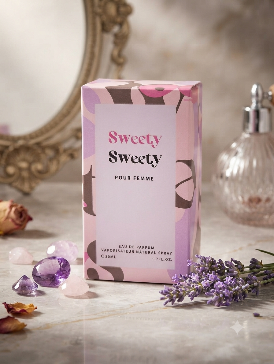 SWEETY SWEETY Pour Femme – Eau de Parfum, 50 ml 💗