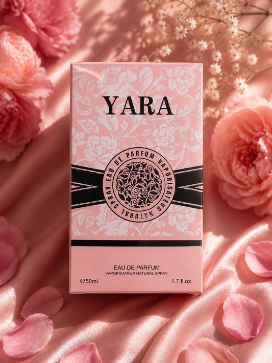 Yara Eau de Parfum 50 ml – moteriškas, švelnus ir labai elegantiškas aromatas.