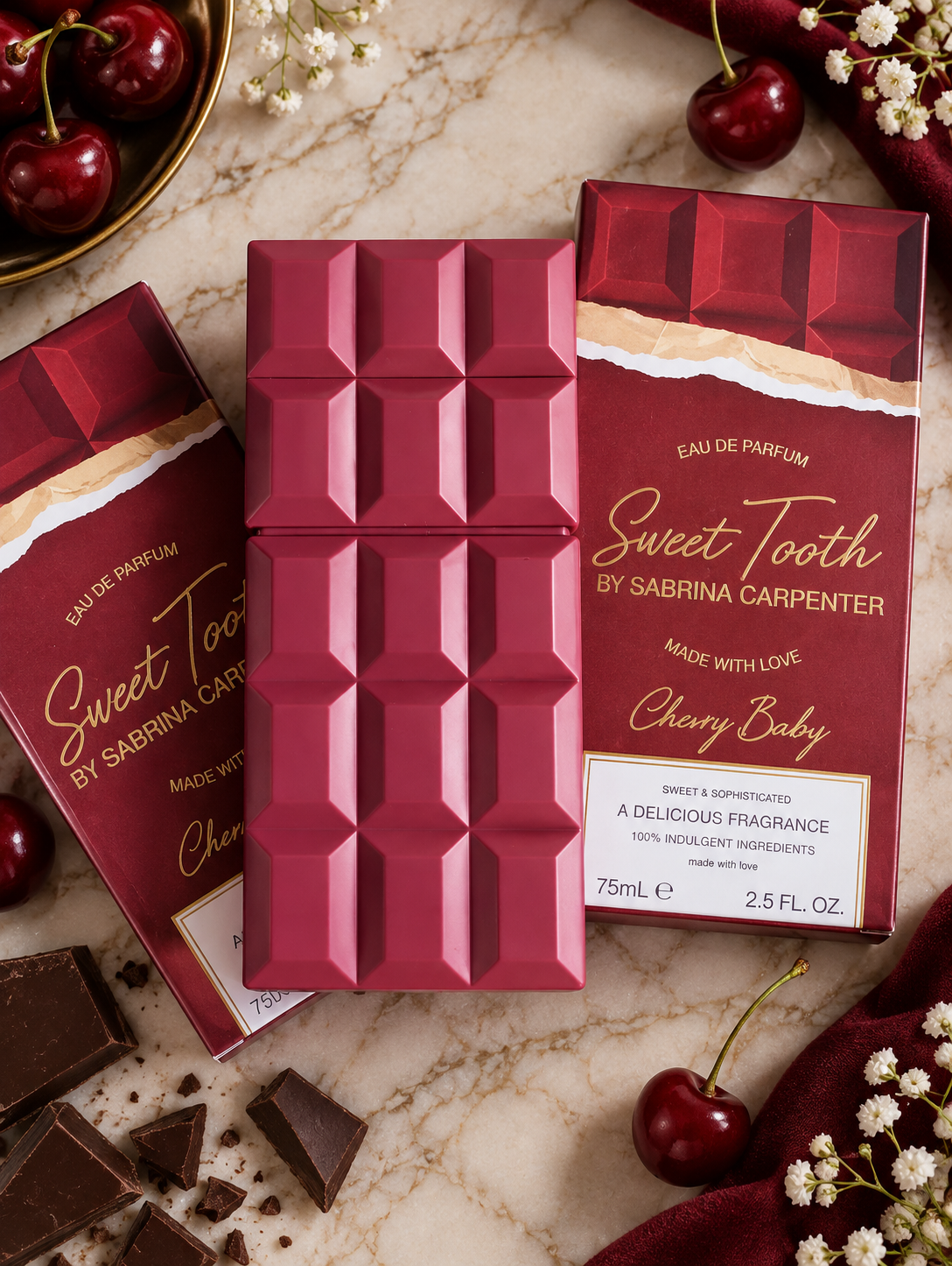 Sweet Tooth Cherry Baby – Eau de Parfum 75 ml 🍒🍫