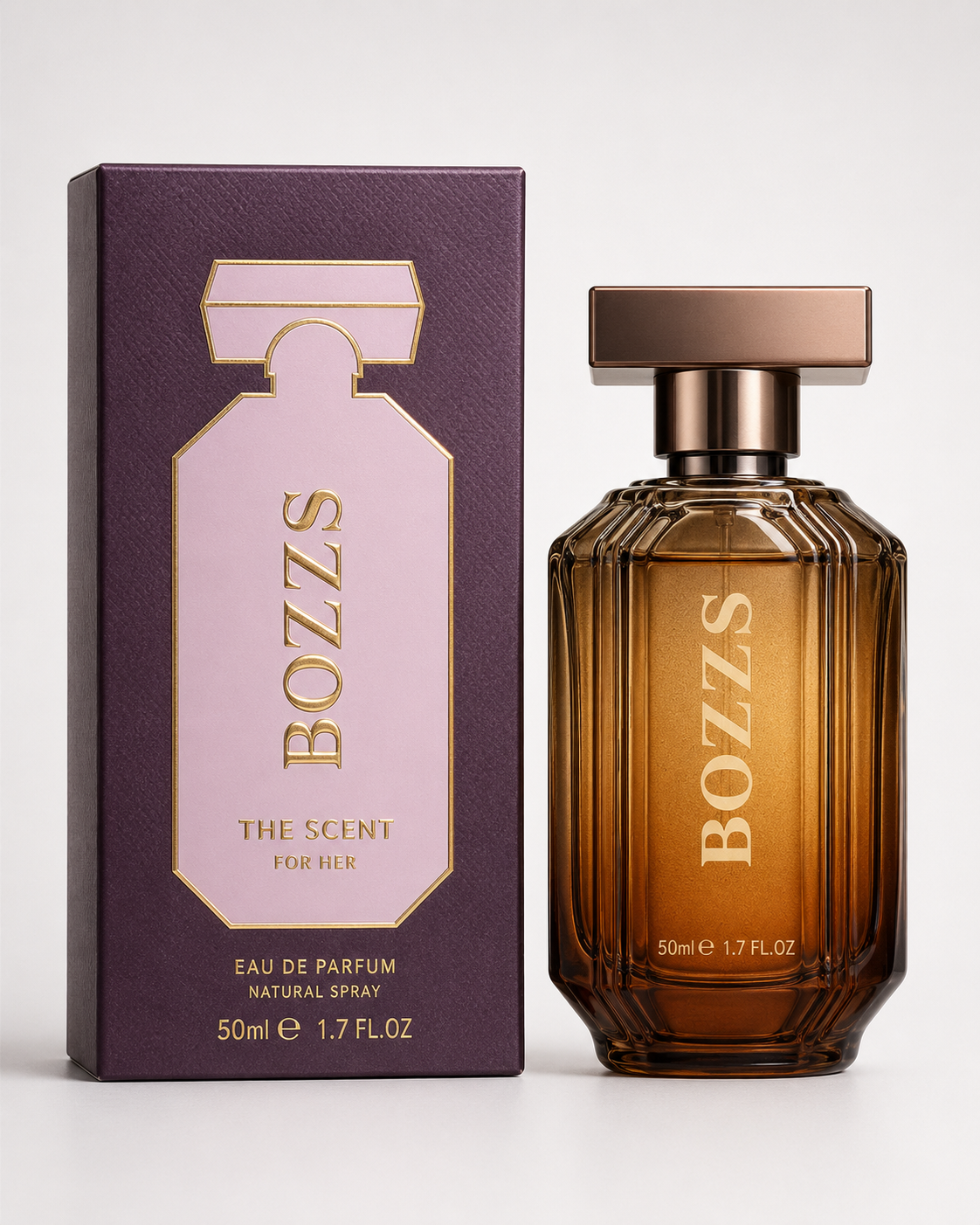 BOZZS „The Scent For Her“ – elegantiškas ir moteriškas aromatas, apgaubiantis švelnia prabanga.