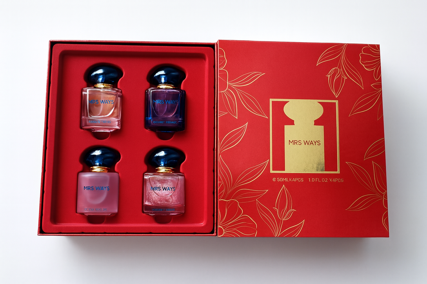 MRS WAYS – prabangus 4 kvepalų rinkinys (4×30 ml)