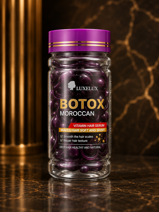 LUXELUX BOTOX Moroccan Vitamin Hair Serum – kapsulės plaukams
