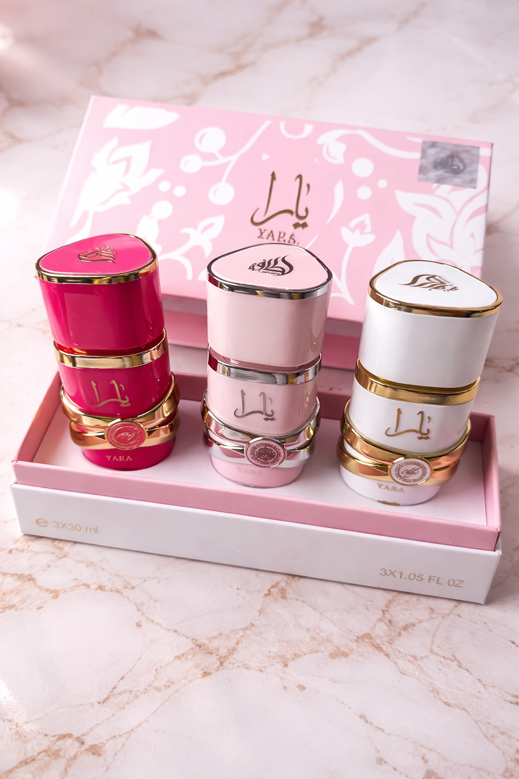 💗 YARA mini rinkinys (3 x 30 ml)