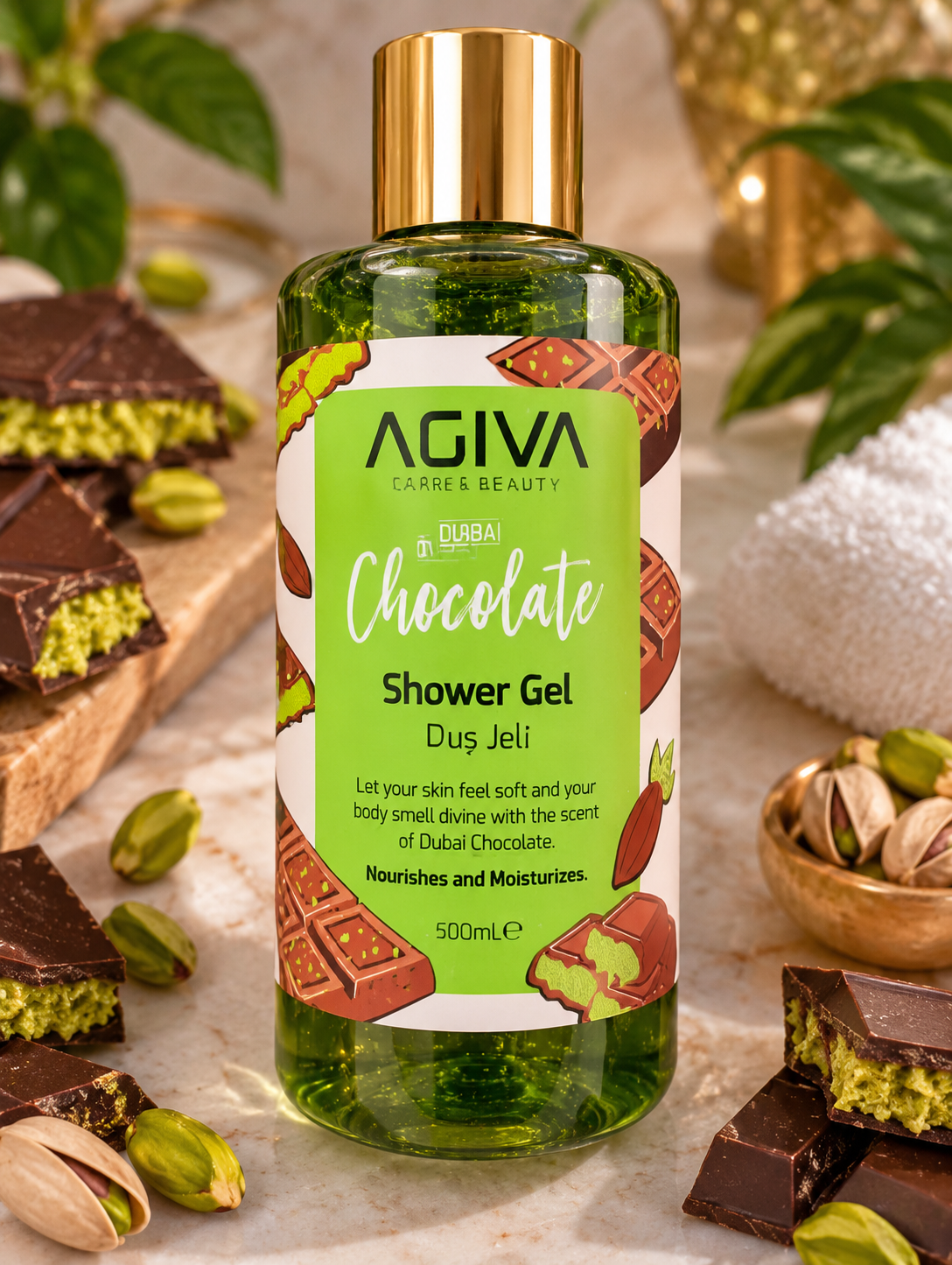 AGIVA DUBAI CHOCOLATE – DUŠO GELIS