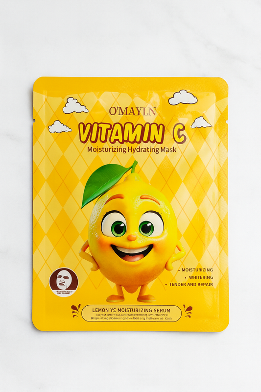 Vitamin C drėkinanti kaukė – skaistesnei ir gaivesnei odai 1vnt