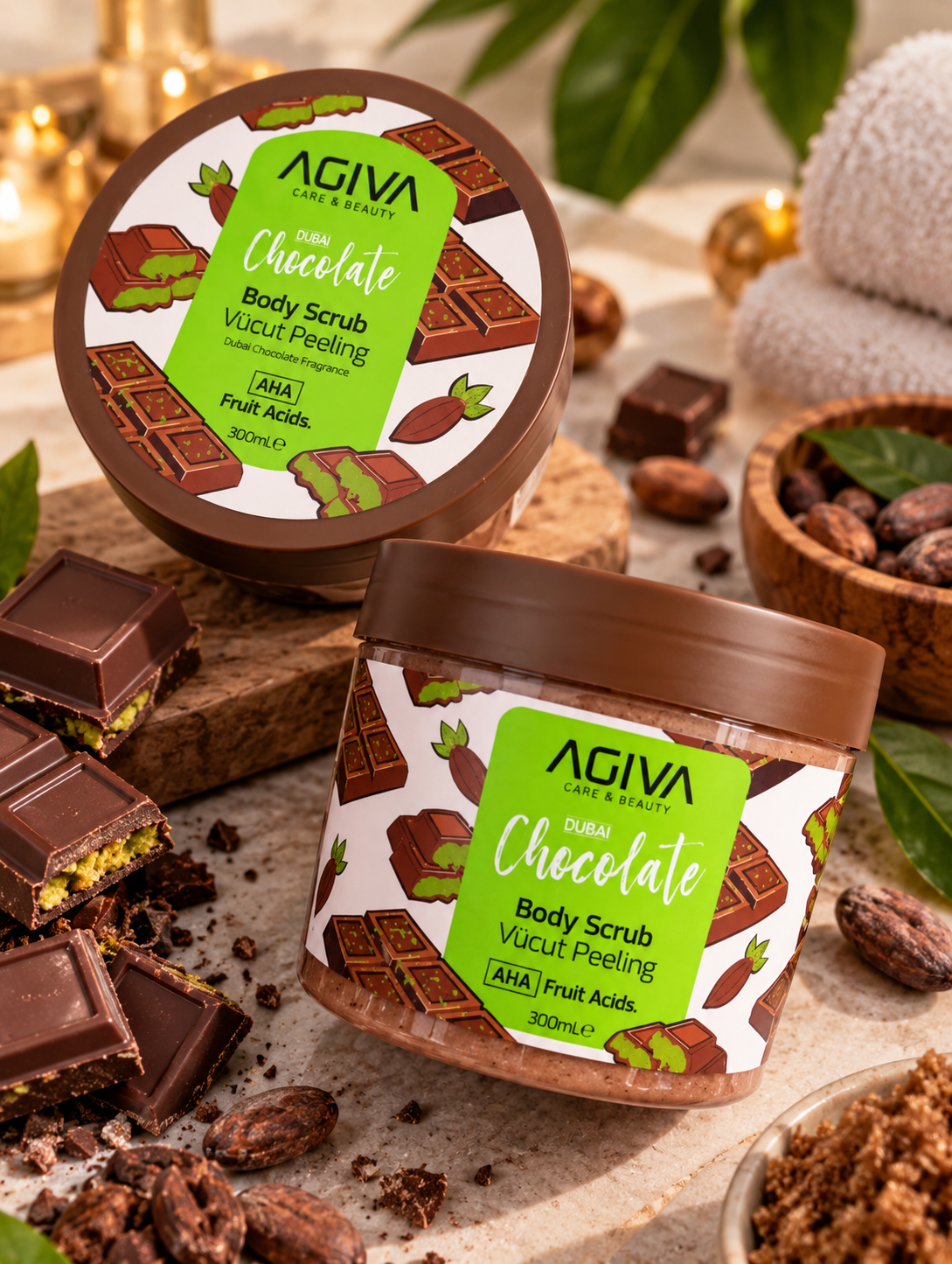🍫 AGIVA DUBAI CHOCOLATE – KŪNO ŠVEITIKLIS 🍫