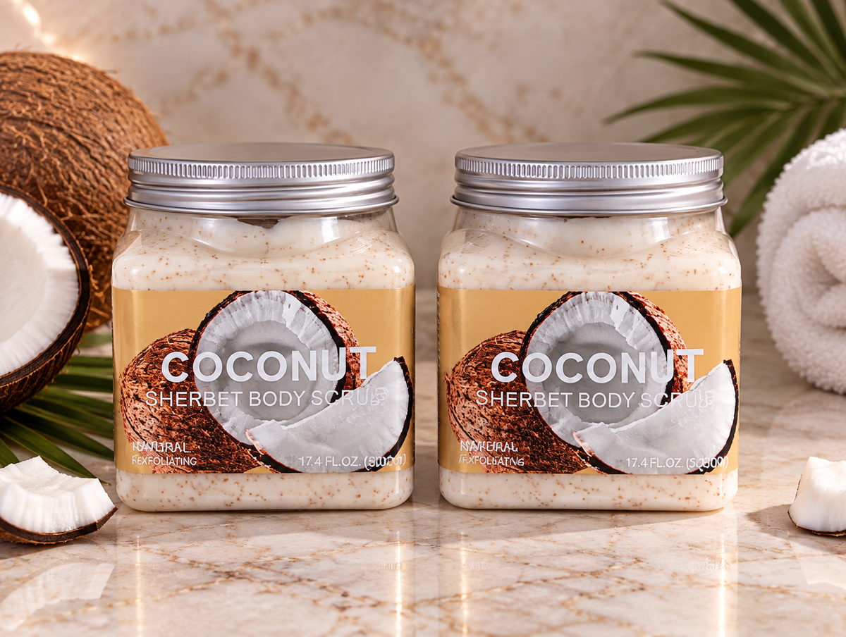🥥 COCONUT SHERBET BODY SCRUB – 500 ml