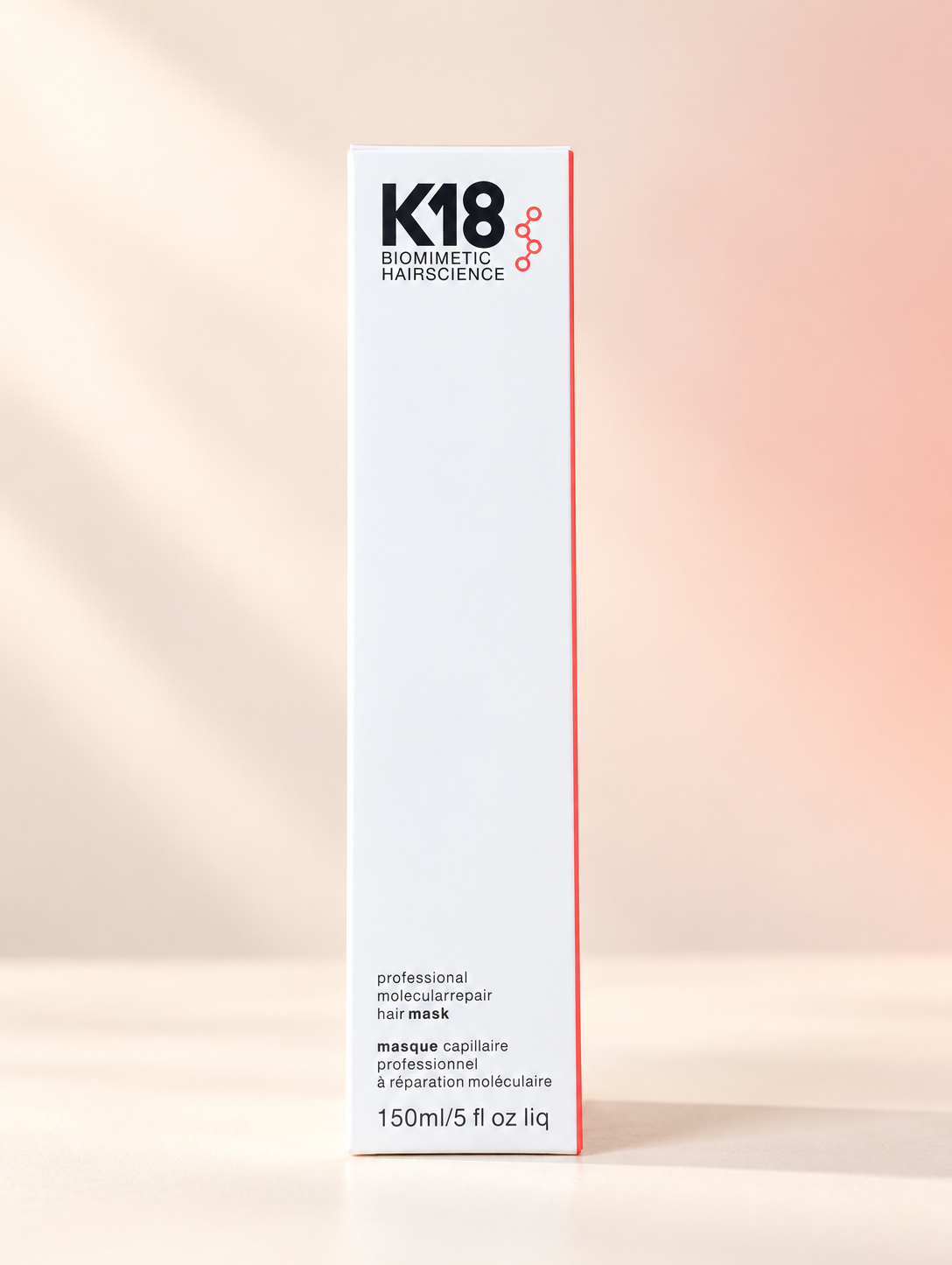 K18 Professional Molecular Repair – nenuplaunama atkuriamoji plaukų kaukė, 150 ml