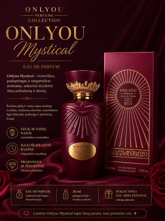 Only You No. 8217 – moteriškas, elegantiškas ir paslaptingas aromatas. ✨