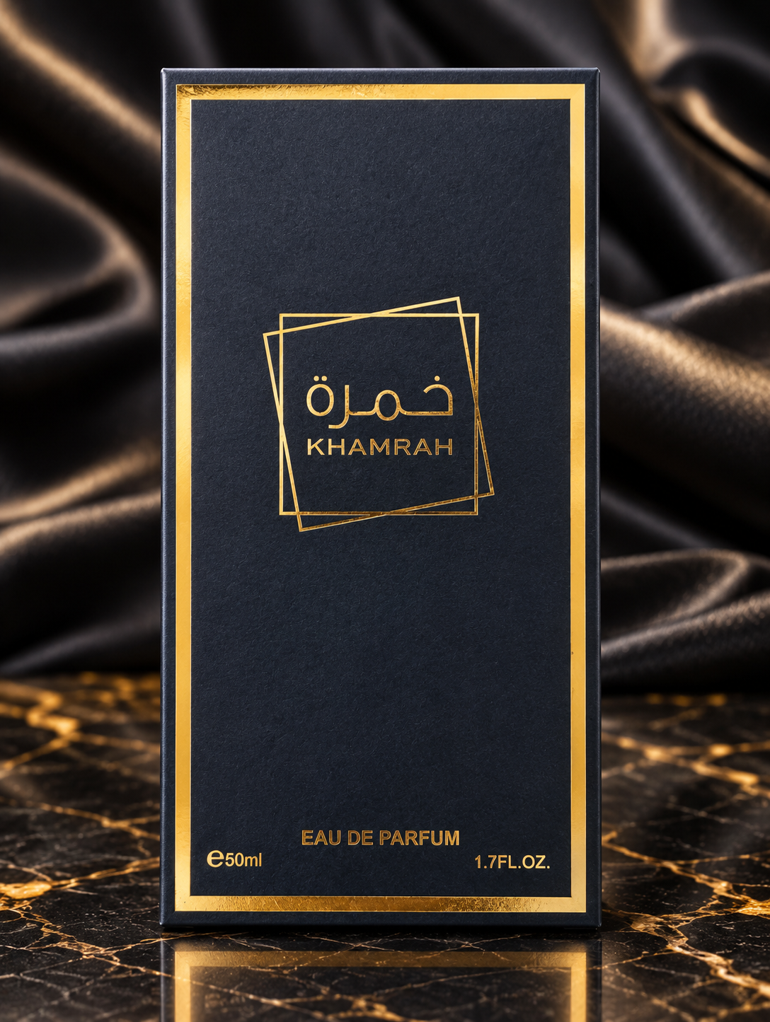 „Khamrah“ – 50 ml, Eau de Parfum  Šiltas, saldus ir prieskoninis aromatas