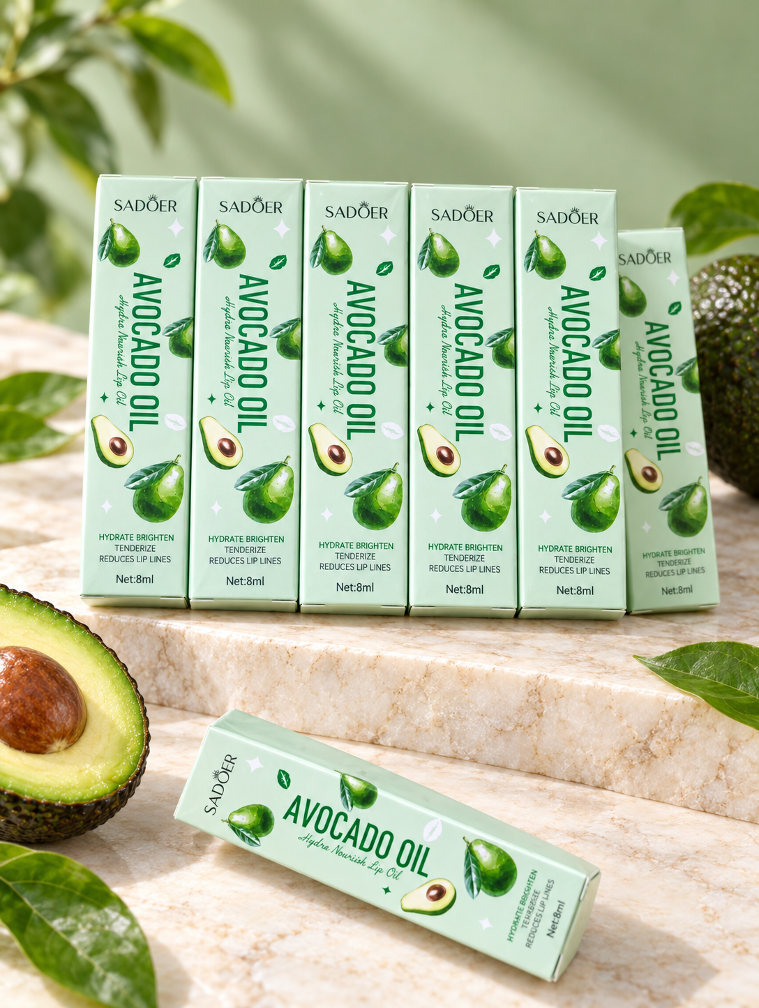 🥑 SADOER Avocado Oil – lūpų aliejus, 8 ml