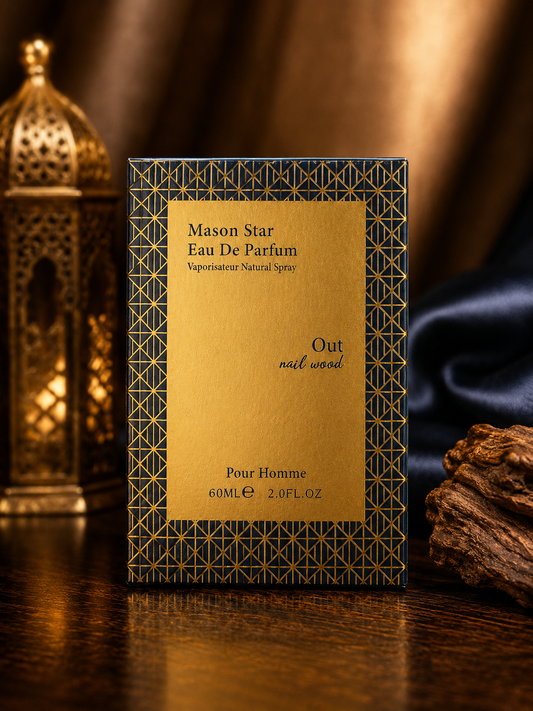 Mason Star „Out Nail Wood“ Pour Homme – sodrus, vyriškas ir medienos charakterio aromatas.