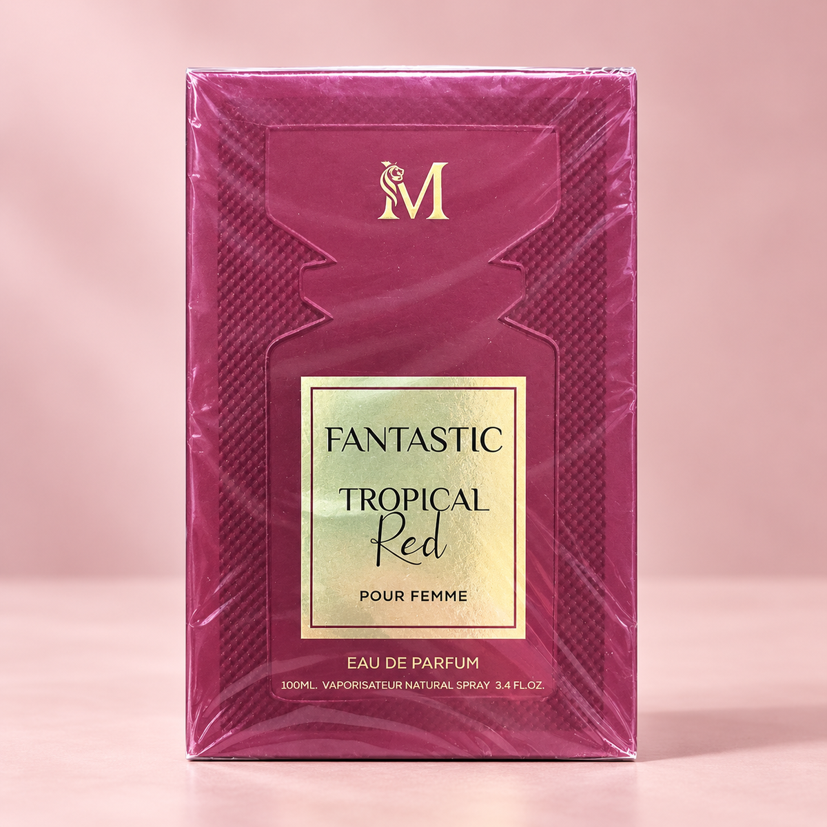 FANTASTIC TROPICAL RED – 100 ml  Moteriškas, sodrus gėlių kvapas su šiltais