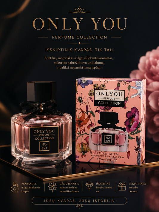 Only You No. 827 – subtilus, moteriškas ir elegantiškas aromatas. ✨🌸