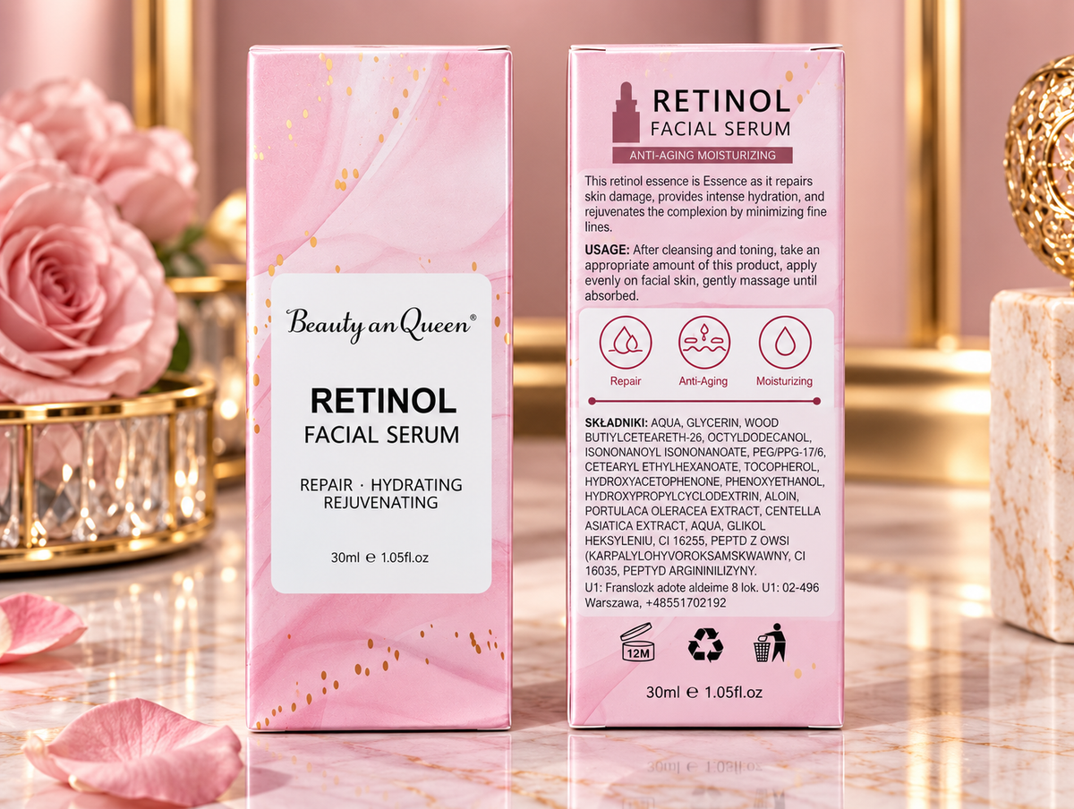 RETINOL FACIAL SERUM – veido serumas su retinoliu ✨