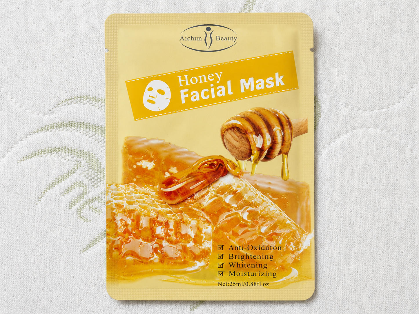 Aichun Beauty medaus veido kaukė – švelniai odos priežiūrai ir maloniam drėkinimo pojūčiui. 🍯✨